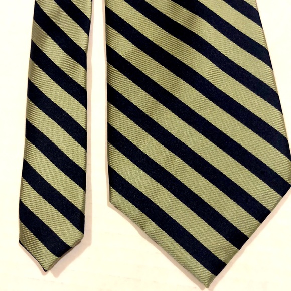 POLO TIE - Diagonal Stripe - Picture 1 of 7